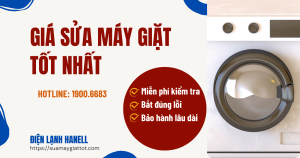Bảng giá sửa máy giặt uy tín giá rẻ, miễn phí kiểm tra tại nhà