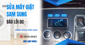 Sửa lỗi DC máy giặt Samsung cửa ngang, cửa trên nhanh tại nhà