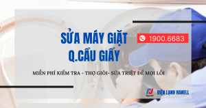 Sửa máy giặt Cầu Giấy giá rẻ, chuyên nghiệp, uy tín