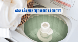 Tại sao máy giặt không xả nước và cách sửa nhanh hiệu quả
